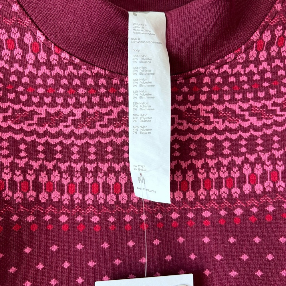 Fabletics Top And Leggings Set. Nwt. Top Medium B… - image 2